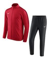 Nike Academy 18 TRACK Suit W Ensemble de Survêtement Enfant University Red/Black/Gym Red/White FR: XL (Taille Fabricant: XL)