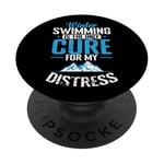 La natation en hiver est le seul remède PopSockets PopGrip Adhésif