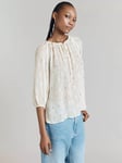 Ghost Adeline Metallic Jacquard Top