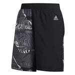 Adidas Own The Run SHO Sport Shorts - Black/Grey One F17/Grey Six, Medium 9"