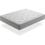 Matelas ressorts ensaches 160X200 rubi, Epaisseur 25 cm, Multicouche, antistress, ergonomique et respirant. Fermete 4/5