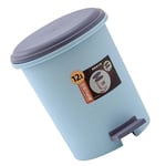 Garbage Can Foot Pedal Design Compact Structure Garbage Bin For Toilet