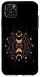 iPhone 11 Pro Max Celestial Moon Phase Boho Mystical Moon And Sun Astronomy Case