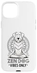 Coque pour iPhone 15 Plus Zen Méditant Mandala Mindfulness Chien