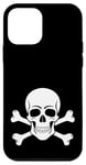 Coque pour iPhone 12 mini #snirt Coque de protection à capuche Motif crâne et os