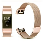 Fitbit Charge 2 Milanese Loop Strap RoseGold