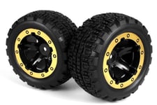 BLACKZON Slyder ST Wheels/Tires Assembled (Black/Gold)