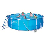 Piscine tubulaire hors sol - BESTWAY - 457x122 cm - Capacité 16 015 L - Filtre à cartouche