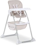 Hauck  Sit n Fold Baby High Chair Highchair Compact Folding Beige