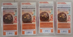 4x Yankee Candle Chocolate Orange Fragranced Wax Melts 6 Pack 24 Melts