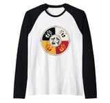 Medicine Wheel Native American spiritual animals MMIW Raglan Baseball Tee