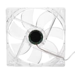 4 LEDs DC 5V 12cm 120x120x25mm USB PC CPU Cooling Fan Transparent Case 120mm FOD