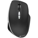 Canyon 2.4 GHz Wireless mouse ,with 7 buttons, DPI 800/1200/1600, Battery: AAA*2pcs,Black,72*117*41mm, 0.075kg