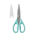 KitchenAid KE351OHAQA All Purpose Kitchen Shears, Stainless Steel, Aqua Sky