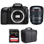 Canon EOS 90D + EF 85mm f/1.4L IS USM + SanDisk 256GB Extreme PRO UHS-I SDXC 170 MB/s + Sac | Garantie 2 ans