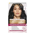 L'Oréal Paris – Excellence Crème – Pro Keratine 1 Noir Lot de 3 (3 x 1)