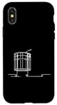 iPhone X/XS Steel Drums Line Art For Musicians Steel Drum Case