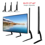 Table Top TV Stand Pedestal Monitor Riser 27-65" for Sony Samsung LG TV Screen