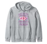 Annabelle Personalized Cute Flower Girls Annabelle Name Zip Hoodie