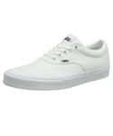 VANS Mens Doheny Canvas Casual Trainers Sneakers Canvas Triple White