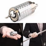 Staff Portable Martial Arts Metal Magic Pocket Bo Staff- New Poc 1.5m Gold&silver