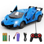 1:20 Lamborghini Rc Bil Elektrisk Fjärrkontroll Bil Leksak För Barn Pojke Bilmodell Blue