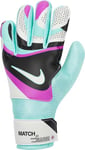 Nike Gk Match Ho23 Gants de Gardien de But Black/Hyper Turq/Rush Fuchsia/XS