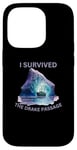 iPhone 14 Pro Antarctica I Survived The Drake Passage Purple Iceberg Case