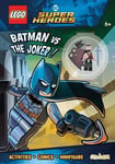 LEGO DC Superheroes Batman vs The Joker Activity Book + Caveman Minifigure. 