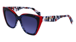 Lunettes de Soleil LIU JO LJ784S 435 BLUE/RED 53/17/140 Femme