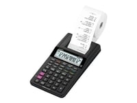 Casio HR-8RCE - Calculatrice avec imprimante - LCD - 12 chiffres - pile - noir