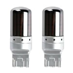 2st Chrome 7440 T20 144smd Canbus felfri LED-lampa Glödlampa Blinkers