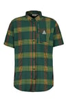 Maloja Falzm 1/2 T-Shirt Technique Multisport pour Homme M Carreaux (Stone Pine Check)