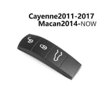 Gummipadd för bilnyckelskåpa för Porsche Panamera Cayenne Macan Taycan Boxster 718 911 Fjärrkontroll Fob Silikonnyckelknapp Ersättning (FMY) 11-17Cayneen Pad