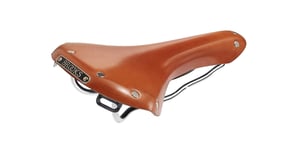 Brooks B15 Swallow Chrome Sykkelsete Honey, Lær, 285 x 153 x 62 mm, 490 gram