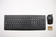 Lenovo ThinkStation P340 Wireless Keyboard Mouse Lithuanian Black 01AH866