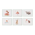 Wrendale Designs X0010569141 Portmeirion Pimpernel Bee Collection Placemats Set of 6, Wood, Multi Coloured