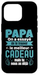 Coque pour iPhone 16 Pro Cadeau Pour Papa Fete Des Pere Cadeaux Anniversaire Homme