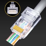 RJ45 Plug Ethernet Cable RJ45 Connector Cables Module Plug Network Connector