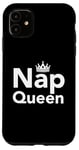 Coque pour iPhone 11 Nap Queen, j'aime dormir et reposer mes yeux