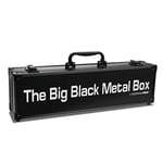 The Big Black Metal Box, compatible avec Cards Against Humanity, Magic The Gathering, MTG, (Jeu non inclus) | Comprend 8 intercalaires | (Version longue) Peut contenir jusqu'à 1400 cartes sans manches