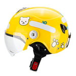 Casques de Moto, Casques de vélo, Casques légers, vélos de Route, Casques de vélo, Casques pour Hommes et Femmes, propice à la sécurité de la Conduite, Un Casque de yellow3-S