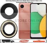 For Samsung Galaxy A03 Core A032F Back Camera Glass Lens Replacement & Adhesive