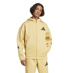 adidas Hettegenser Z.N.E. Full Zip - Oat, størrelse Small