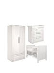 Mamas & Papas Atlas Cot Bed, Dresser &Amp; Wardrobe