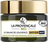 Soin Visage Le Baume De Jouvence Anti-Age Nuit Certifié Huile d'Olive Bio 50 Ml