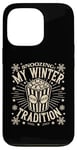 Coque pour iPhone 13 Pro Movie Lovers Snoozing: My Winter Tradition Retro Humour