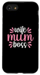 Coque pour iPhone SE (2020) / 7 / 8 Mums the Boss – Cadeau mignon pour la fête des mères