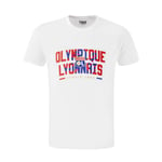 Tee Shirt Manches Courtes Olympique Lyonnais T-Shirt Unity Blanc Mixte Blanc