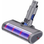 Dpzo - Brosse de Nettoyage à Rouleau Souple - Compatible avec les Aspirateurs Dyson V6, V6 Absolute, V6 Animal Fluffy, V6 Trigger, V6 Motorized Floor